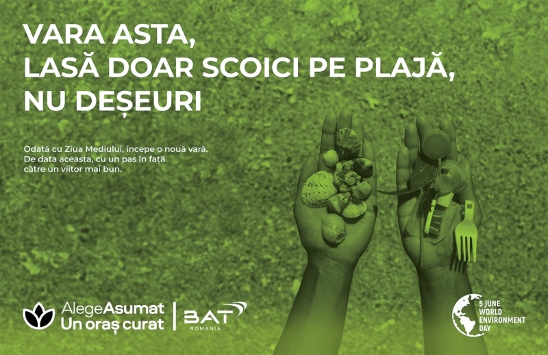 Campania Alege Asumat atrage atenția asupra importanței gesturilor individuale simple în vacanțe, cu un impact semnificativ pentru mediu