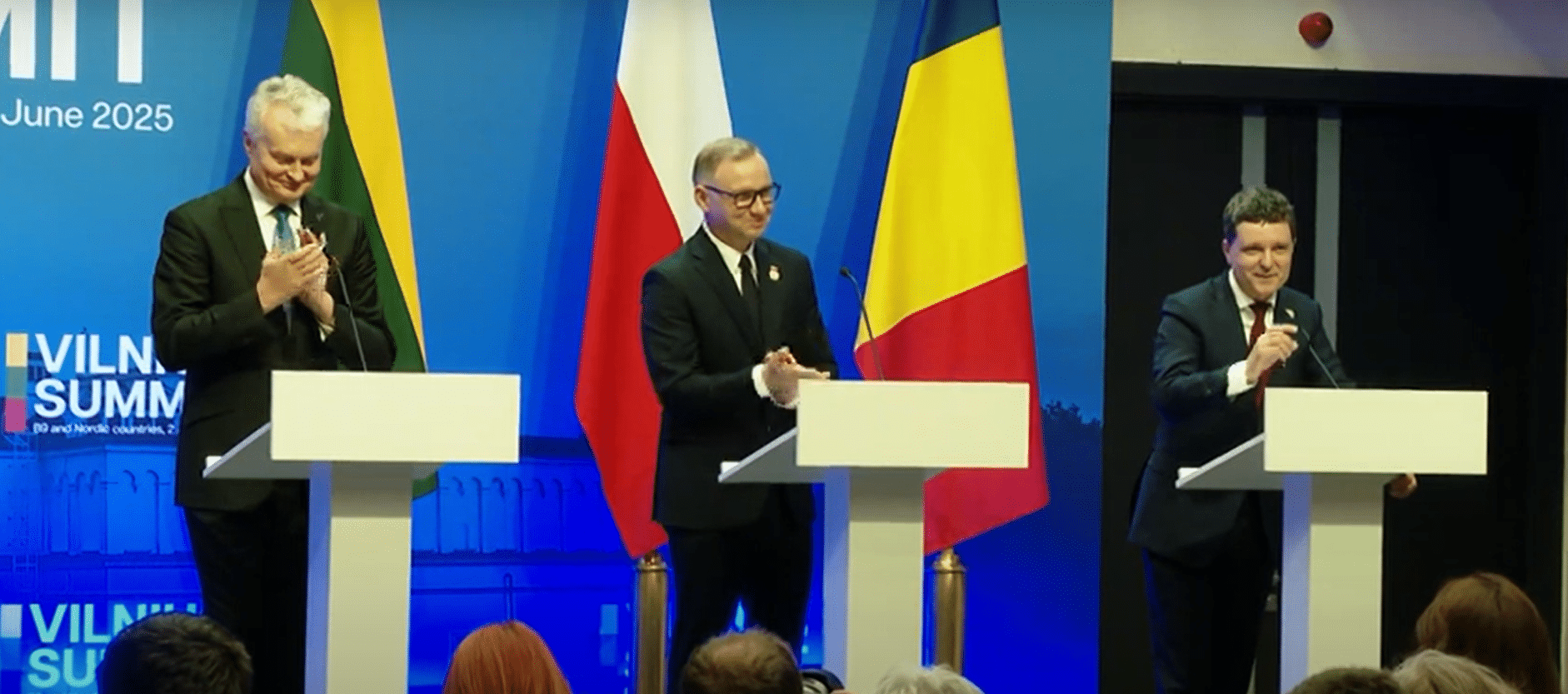 Nicușor Dan, la Summitul B9: Trebuie nu numai să creștem cheltuielile în apărare, dar și să PRODUCEM echipament militar